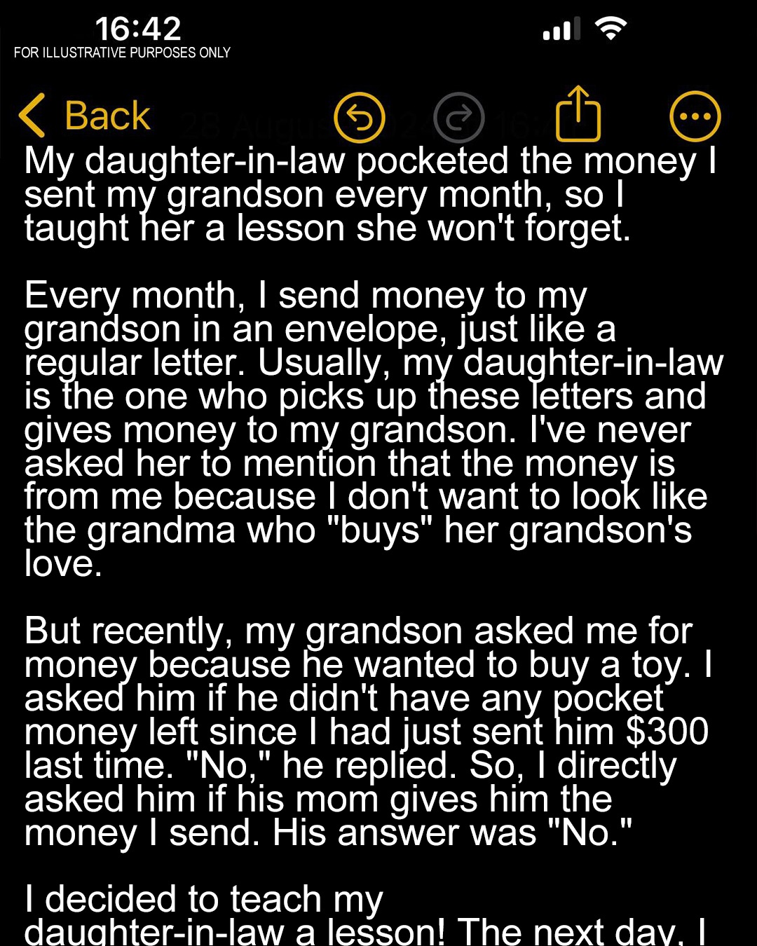 My Daughter-in-Law Pocketed the Money I Sent My Grandson Every Month – I Taught Her a Lesson She Won’t Forget