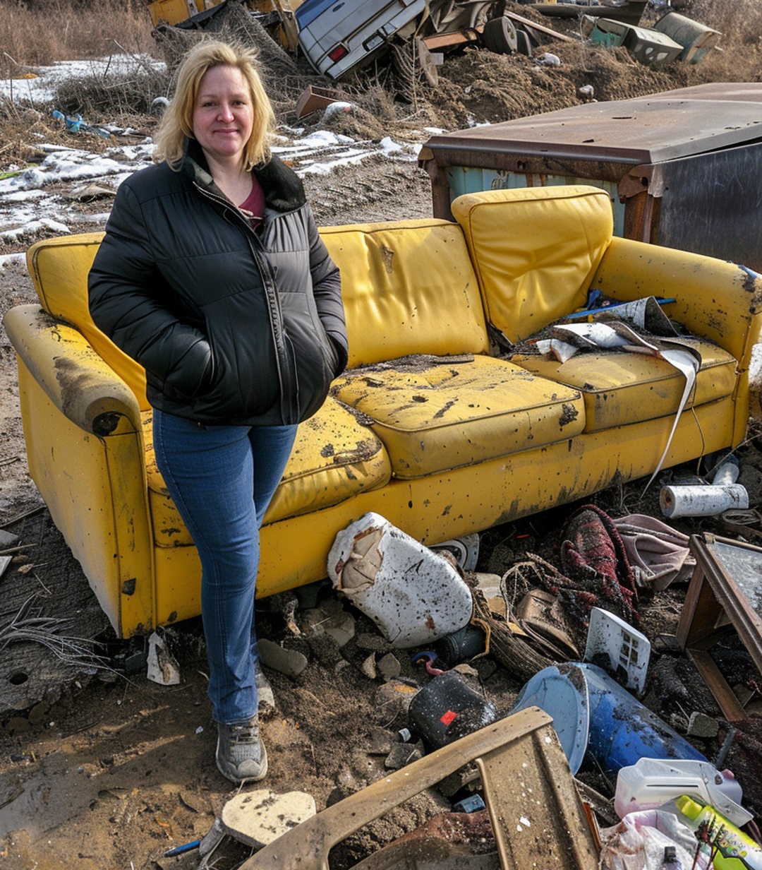 I Took Our Old Couch to the Dump, but My Husband Freaked Out, Yelling, “You Threw Away the Plan?!”